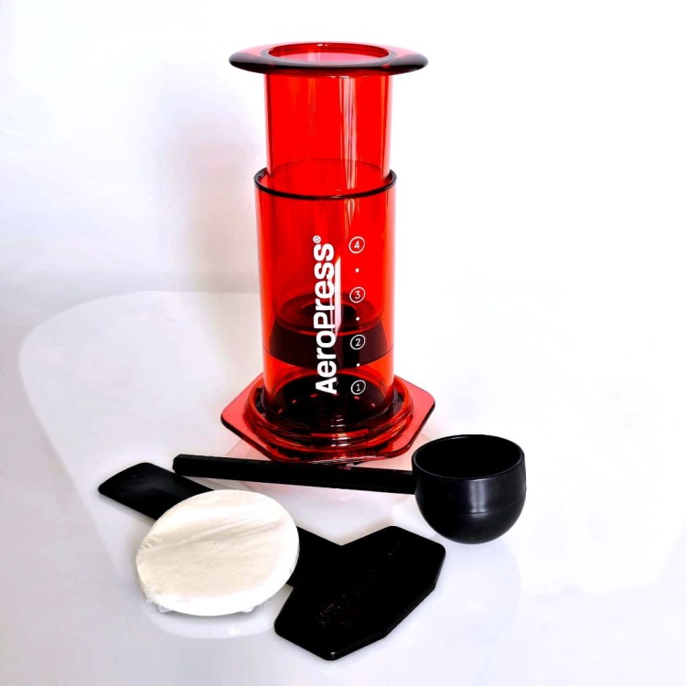 Aeropress red_zestaw