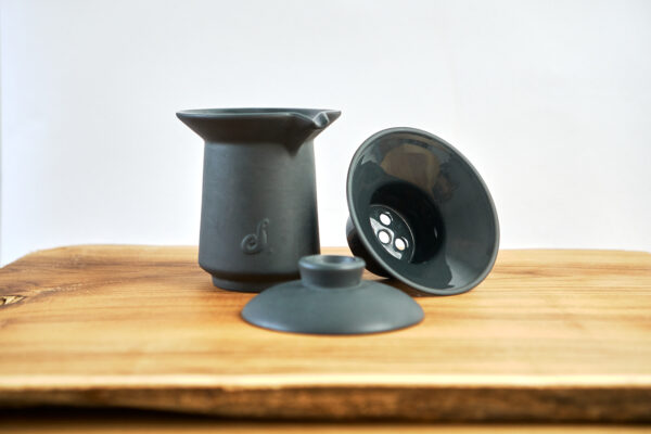 Porcelanowy zaparzacz do kawy Slowpresso Black - obrazek 4