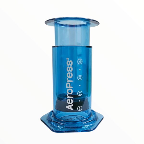 Aeropress niebieskie