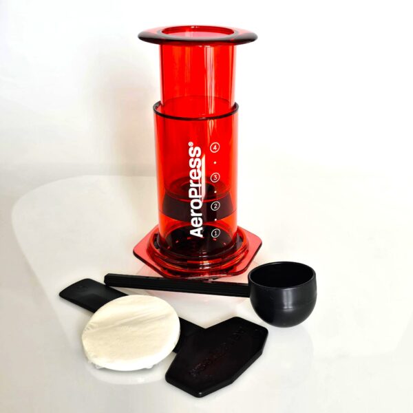 Aeropress Red - zestaw